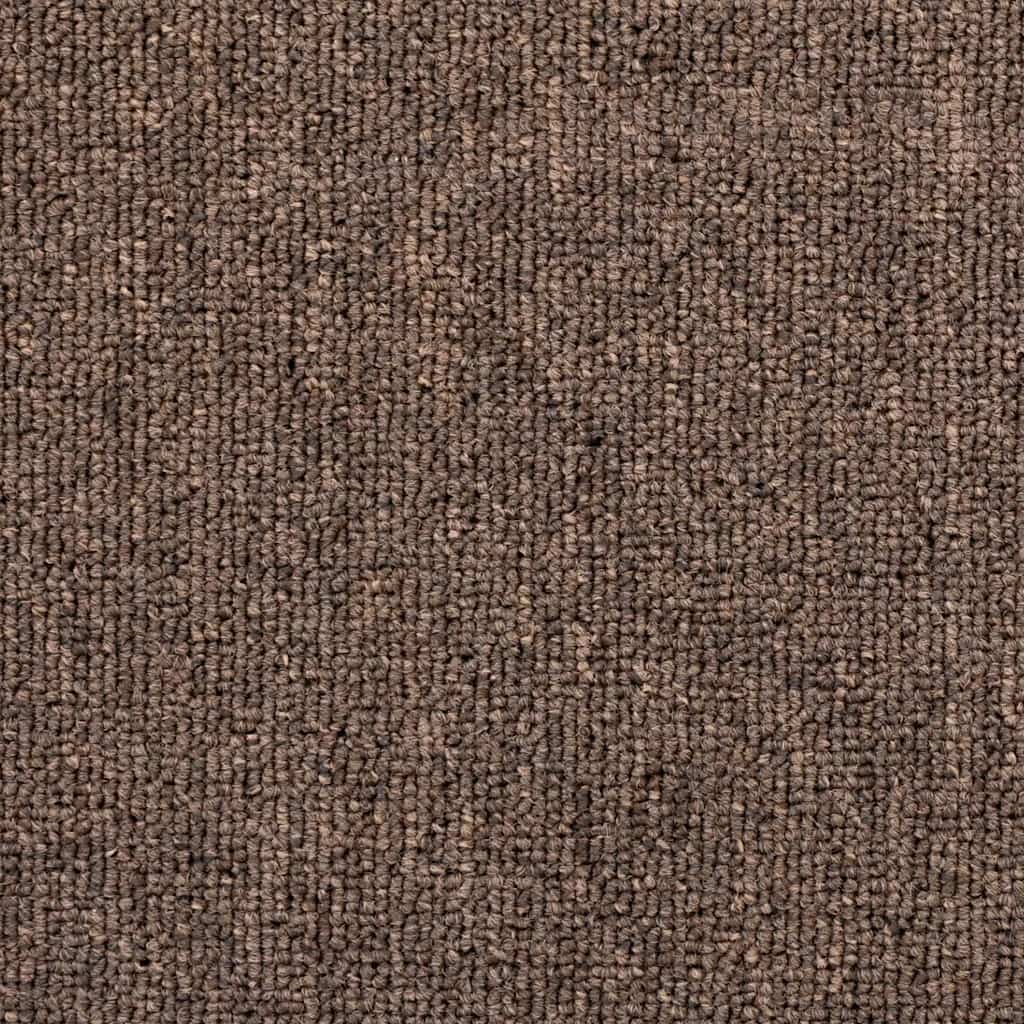 trappemåtter 10 stk. 65 x 24 x 4 cm kaffebrune halvrund store