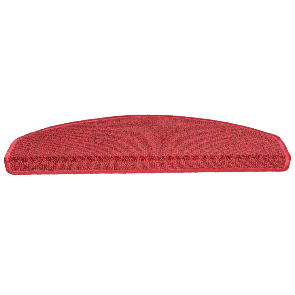 trappemåtter 10 stk. 65 x 24 x 4 cm rød halvrund store
