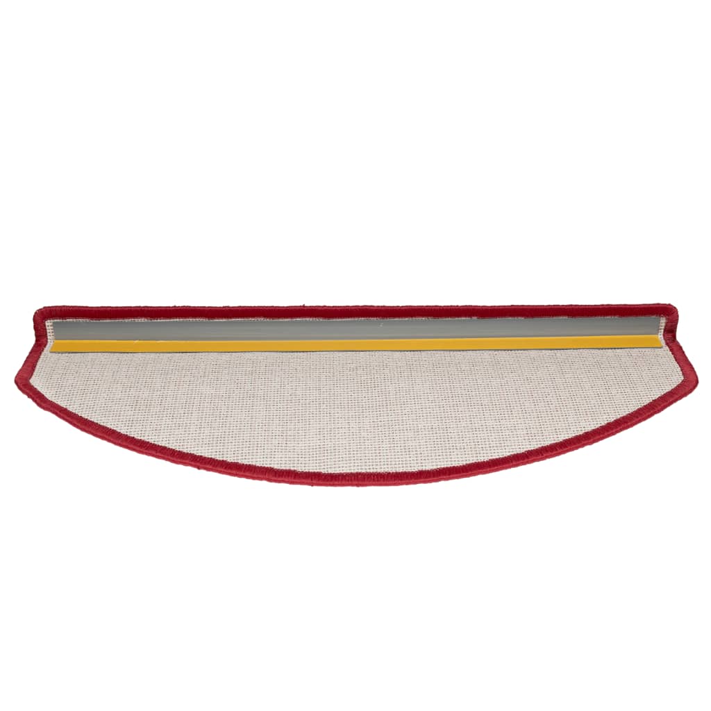 trappemåtter 10 stk. 65 x 24 x 4 cm rød halvrund store