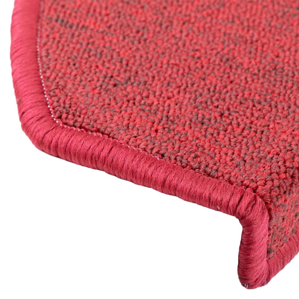 trappemåtter 10 stk. 65 x 24 x 4 cm rød halvrund store