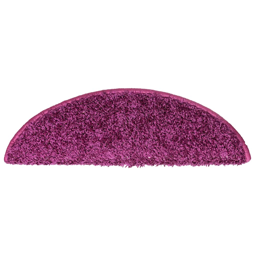 trappemåtter 10 stk. 56x17x3 cm violet halvrund