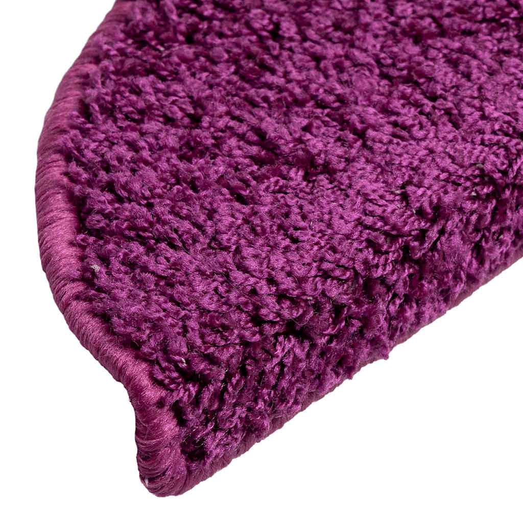 trappemåtter 10 stk. 56x17x3 cm violet halvrund