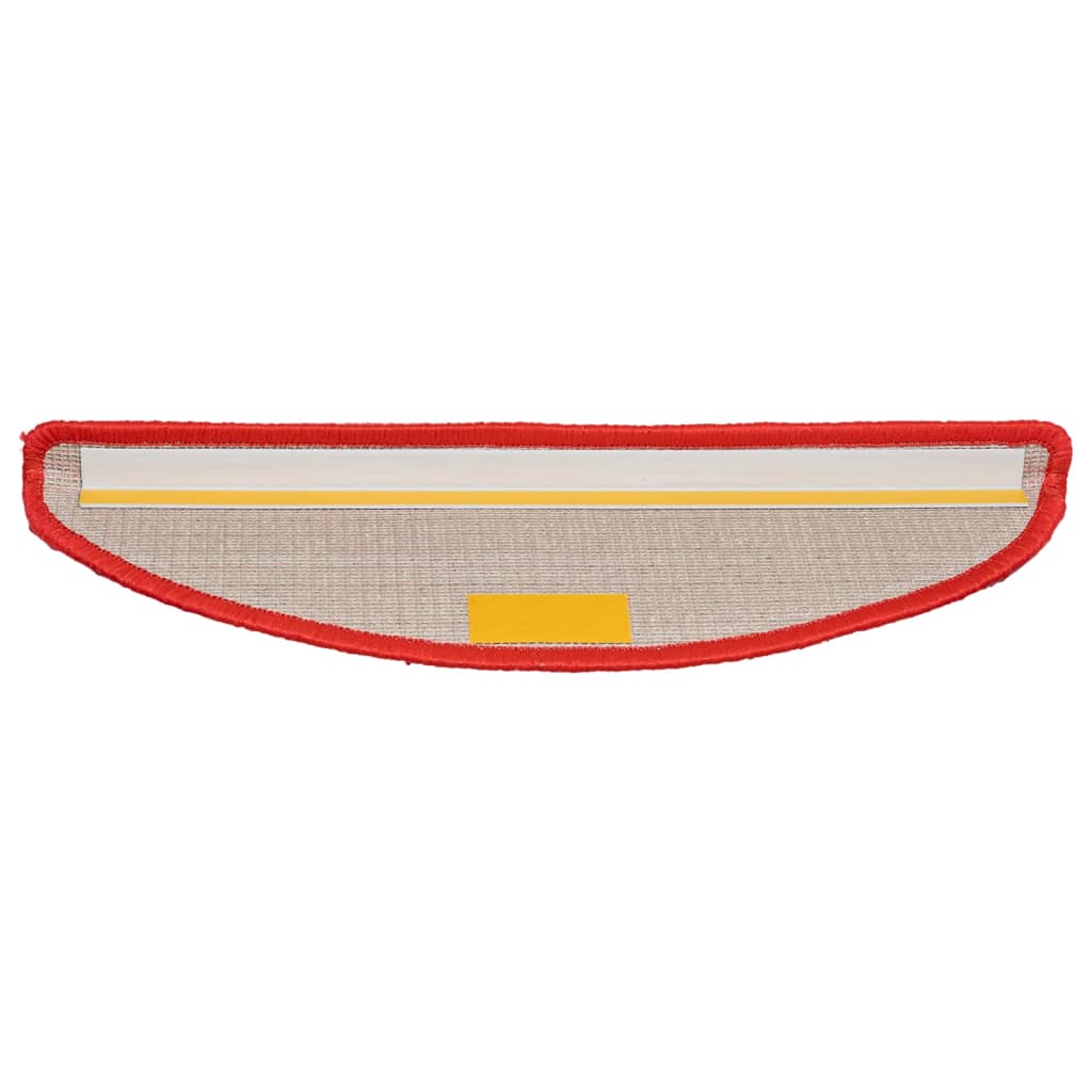 trappemåtter 10 stk. 56x17x3 cm røde halvrund