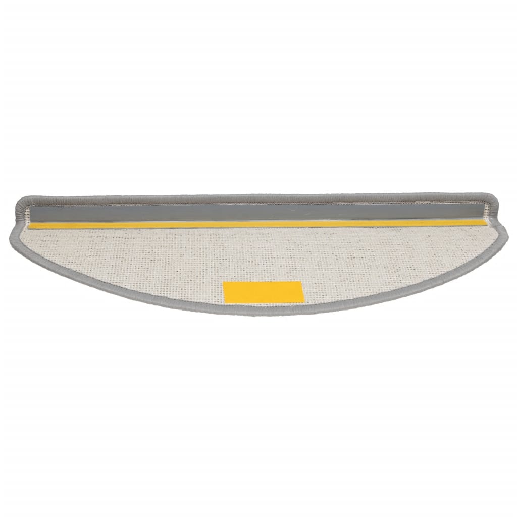 trappemåtter 10 stk. 65x21x4 cm grå halvrunde store