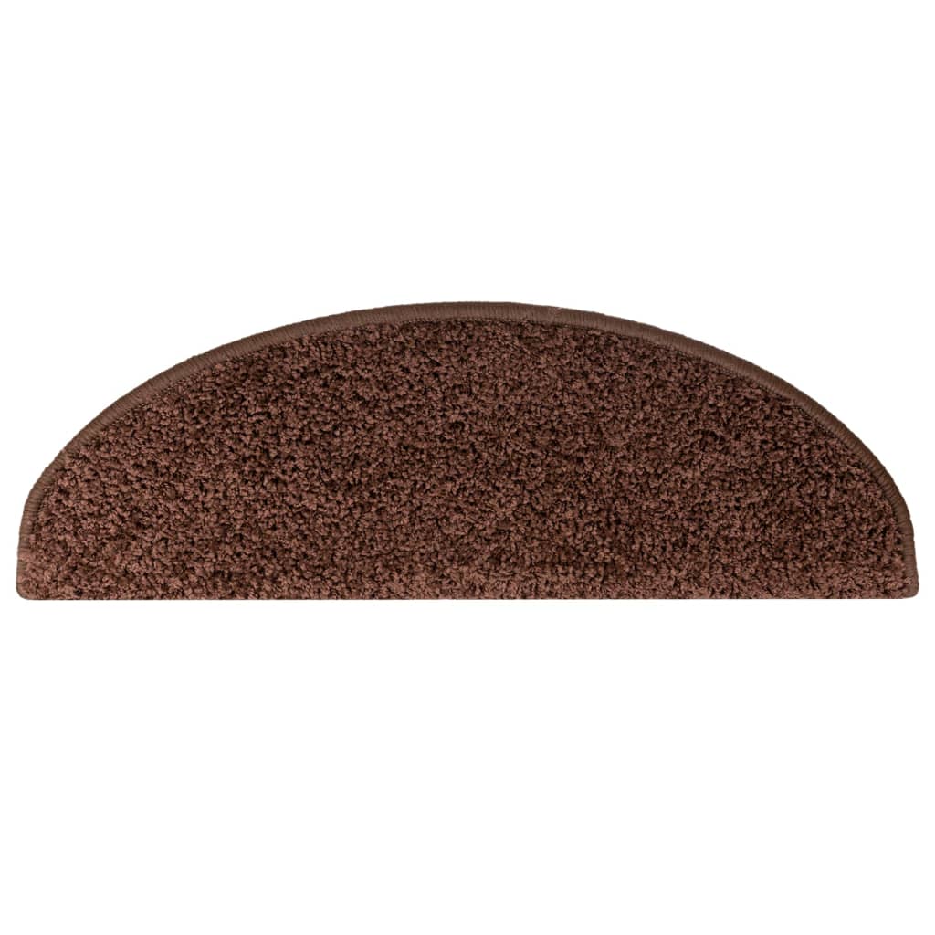 trappemåtter 10 stk. 65x21x4 cm brune halvrund store