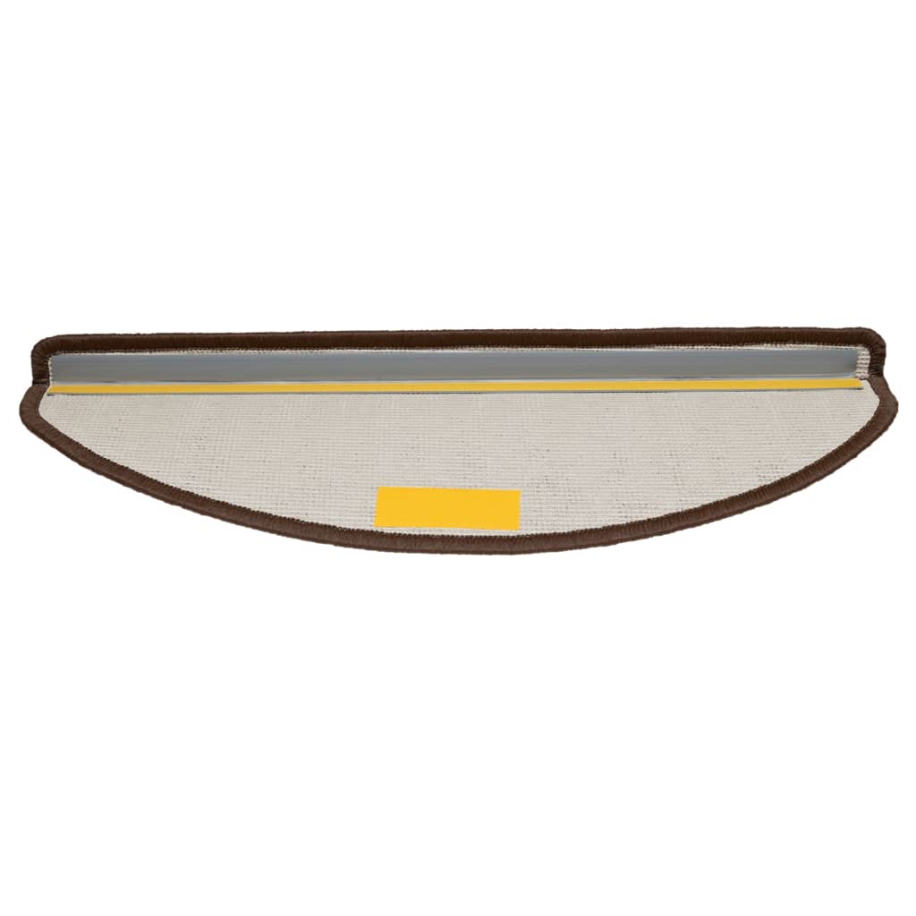 trappemåtter 10 stk. 65x21x4 cm brune halvrund store