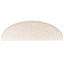 trappemåtter 10 stk. 65x21x4 cm hvide halvrunde store
