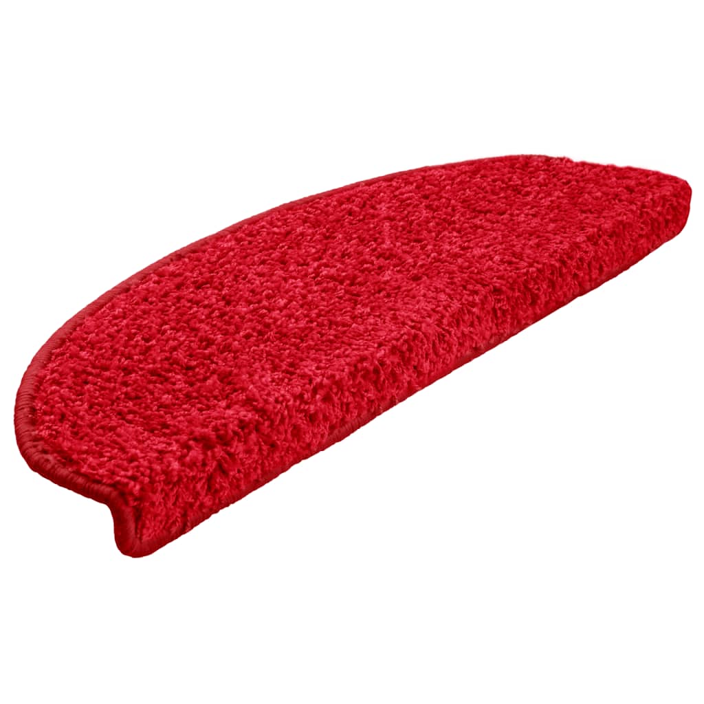 trappemåtter 10 stk. 65x21x4 cm røde halvrund store