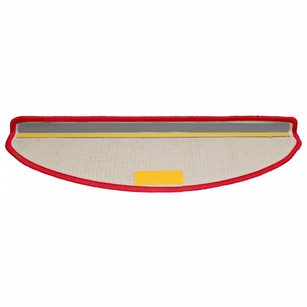 trappemåtter 10 stk. 65x21x4 cm røde halvrund store