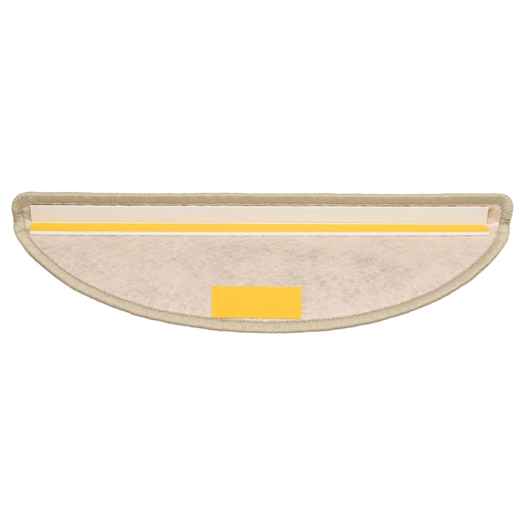 selvklæbende trappemåtte 15 stk. 56x17x3 cm sisal-look lysegrøn