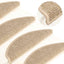 trappemåtter 15 stk. 56x17x3 cm lys beige halvrunde