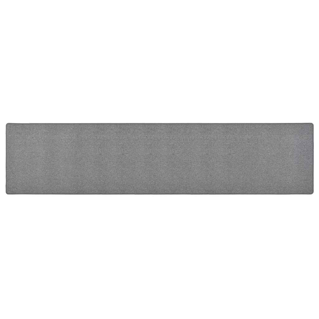 tæppeløber 50x250 cm mørkegrå