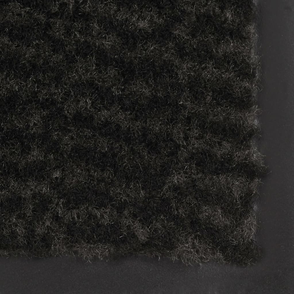 dørmåtte 60x150 cm tuftet sort