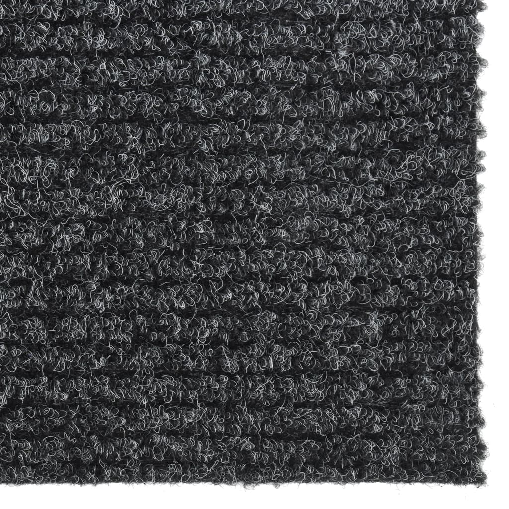 snavsbestandig tæppeløber 100x250 cm antracitgrå