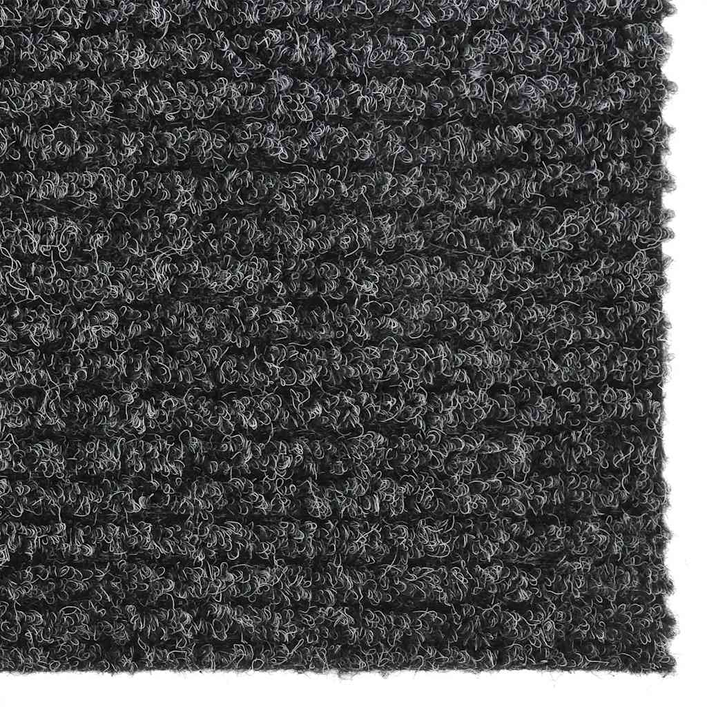 snavsbestandig tæppeløber 100x300 cm antracitgrå