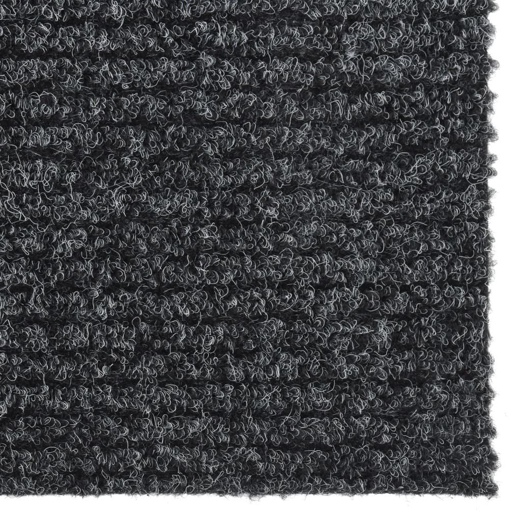 snavsbestandig tæppeløber 100x350 cm antracitgrå