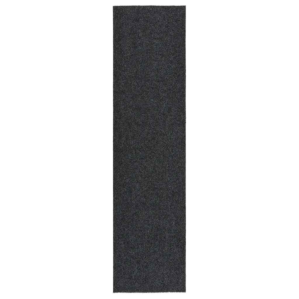snavsbestandig tæppeløber 100x400 cm antracitgrå
