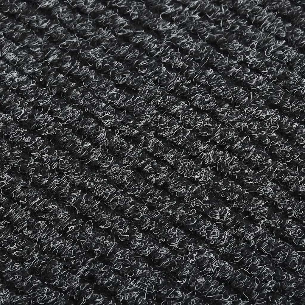 snavsbestandig tæppeløber 100x400 cm antracitgrå
