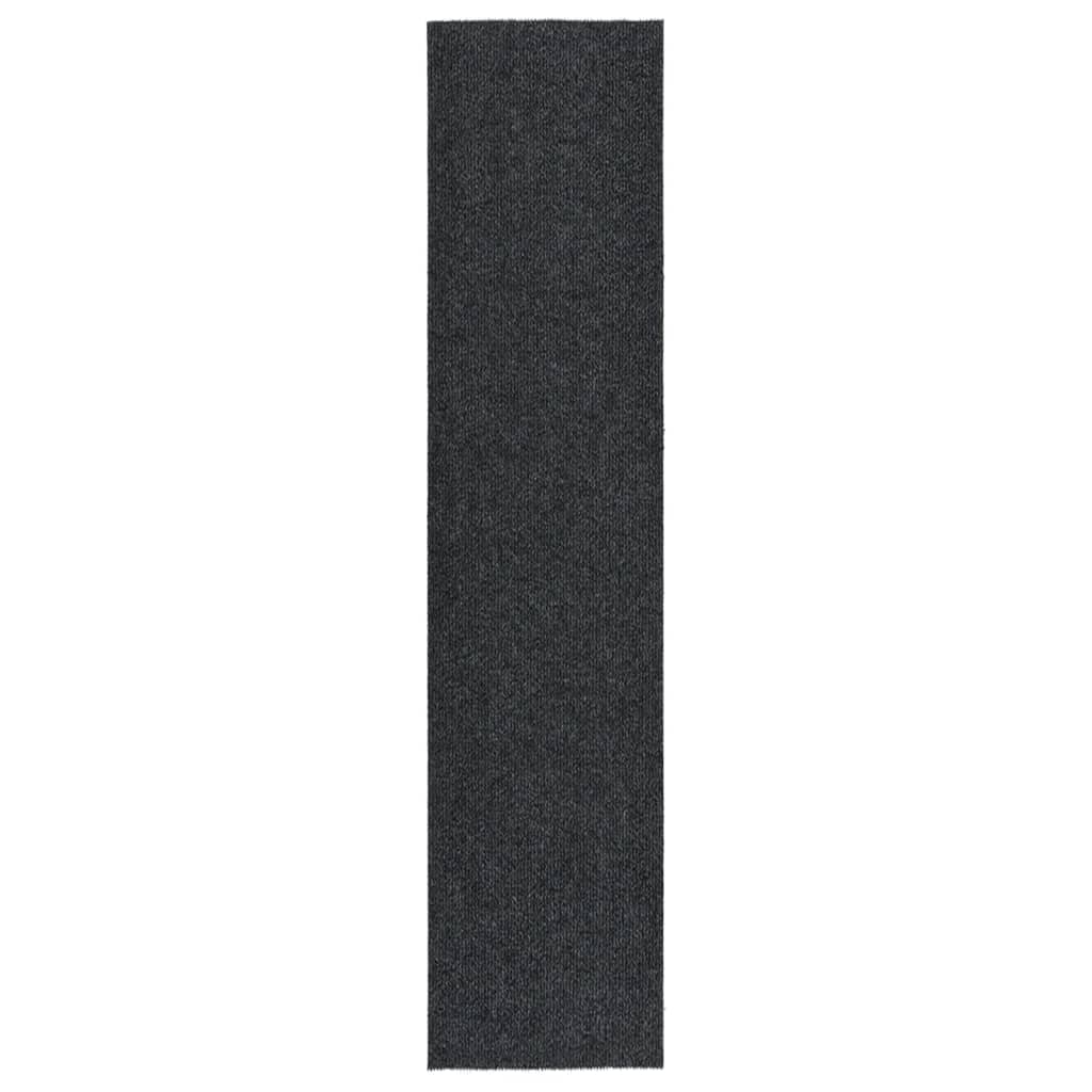 snavsbestandig tæppeløber 100x450 cm antracitgrå