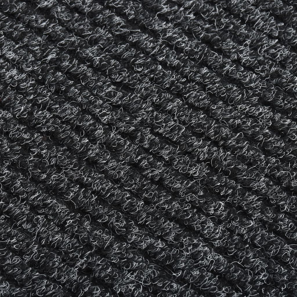 snavsbestandig tæppeløber 100x450 cm antracitgrå