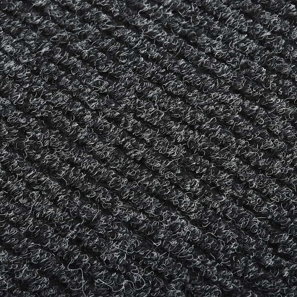 snavsbestandig tæppeløber 100x500 cm antracitgrå