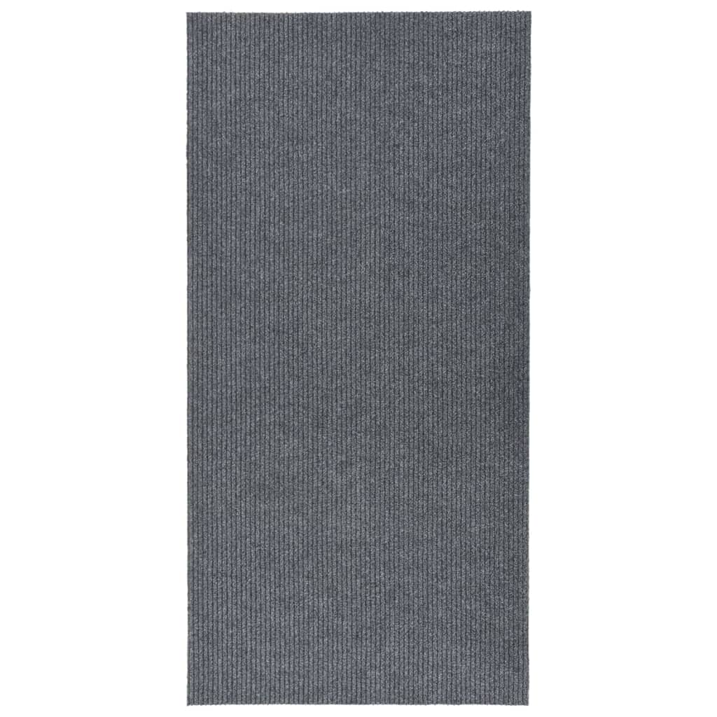 snavsbestandig tæppeløber 100x200 cm grå