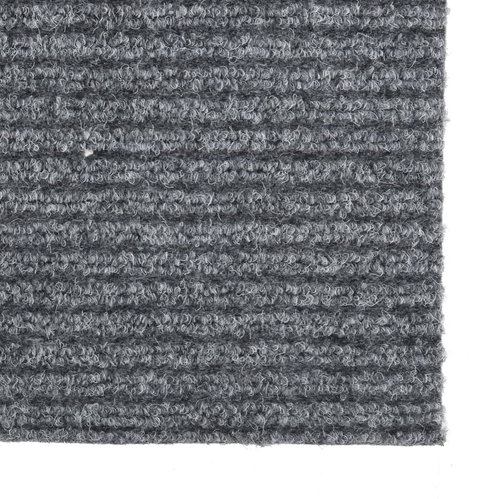 snavsbestandig tæppeløber 100x200 cm grå