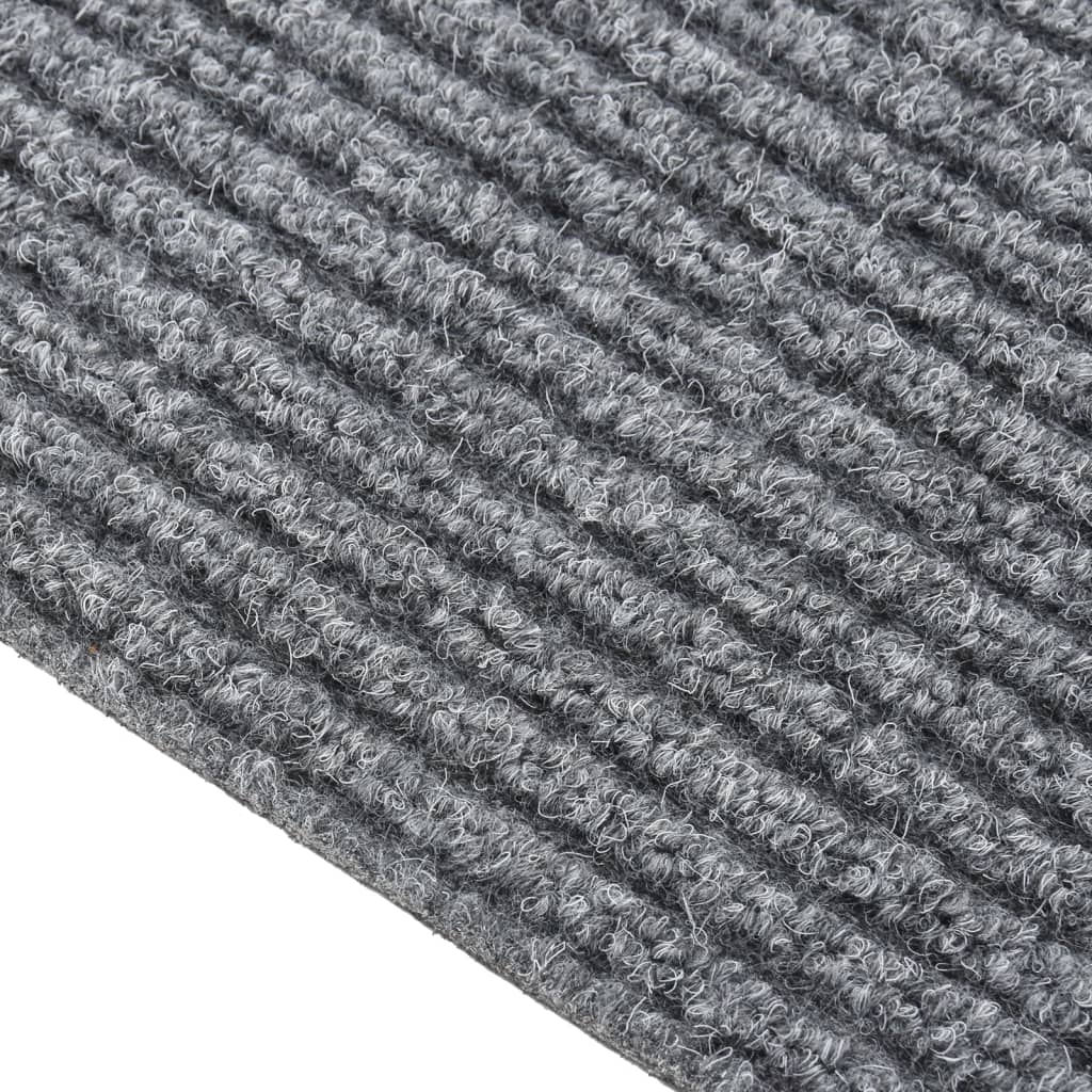 snavsbestandig tæppeløber 100x200 cm grå