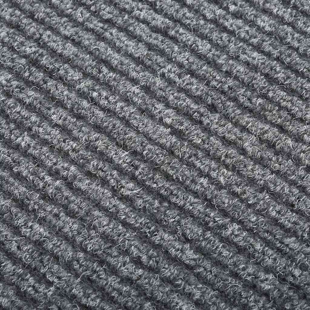 snavsbestandig tæppeløber 100x250 cm grå