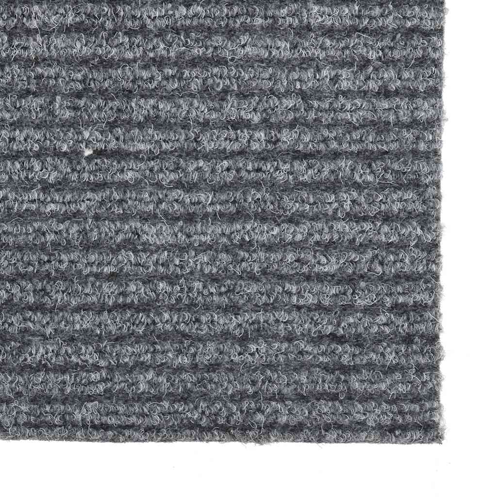 snavsbestandig tæppeløber 100x250 cm grå