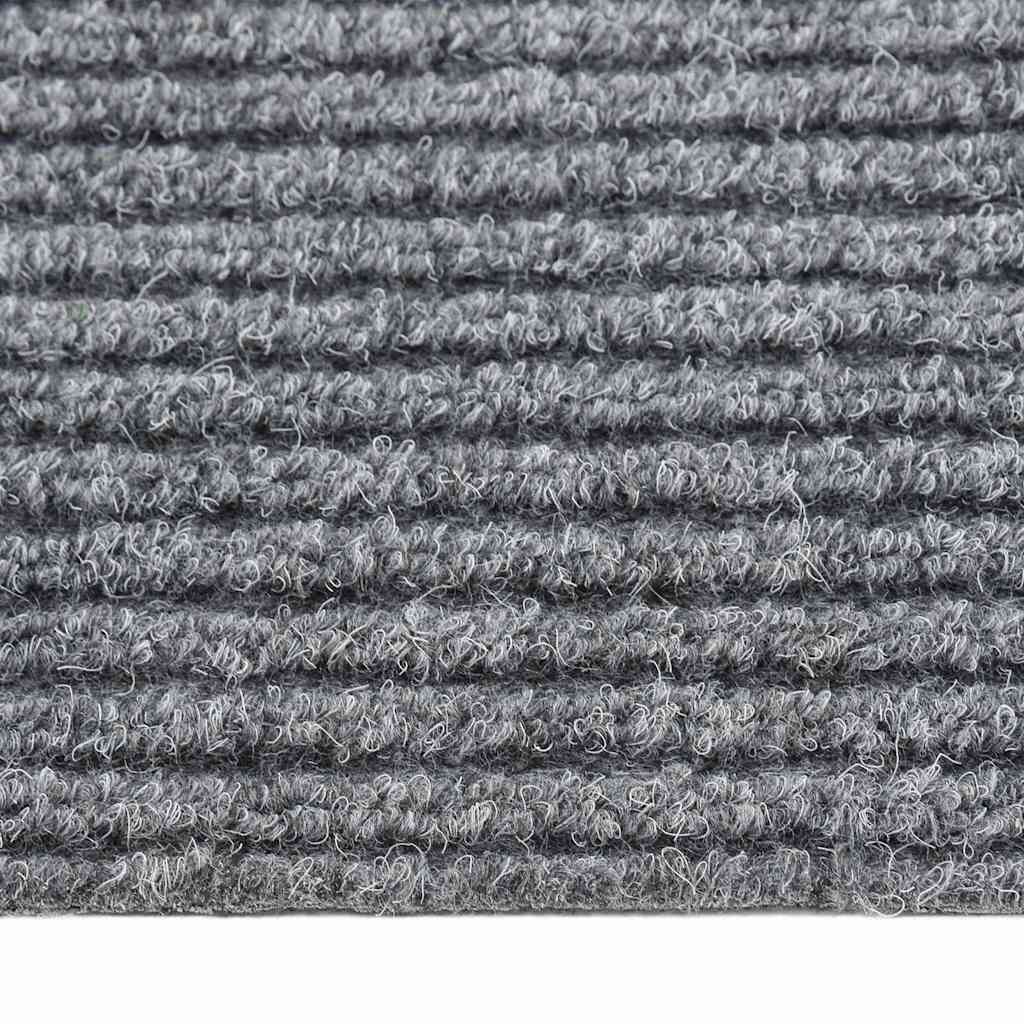 snavsbestandig tæppeløber 100x250 cm grå