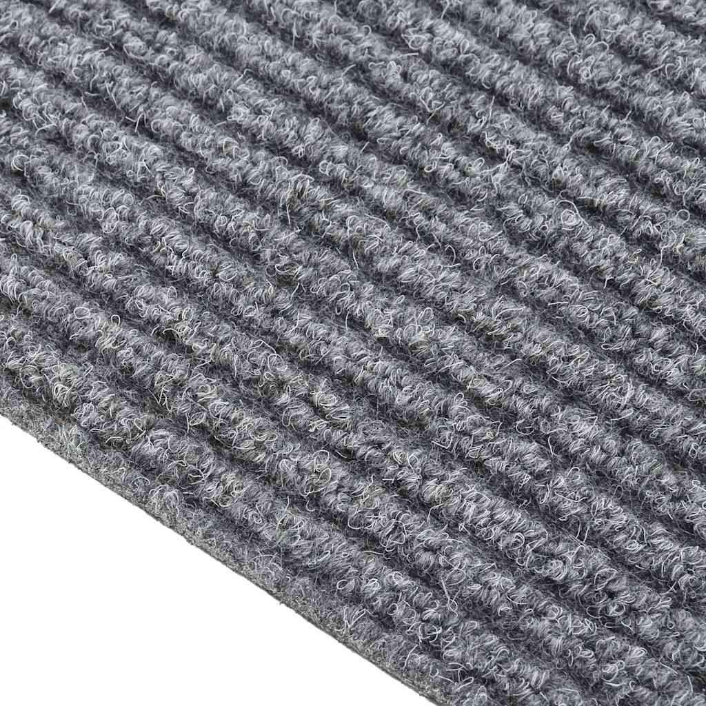 snavsbestandig tæppeløber 100x250 cm grå