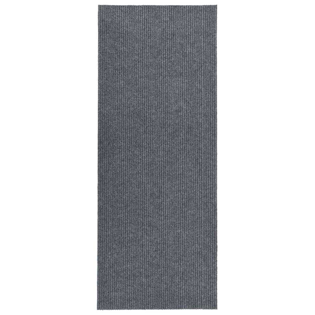 snavsbestandig tæppeløber 100x300 cm grå