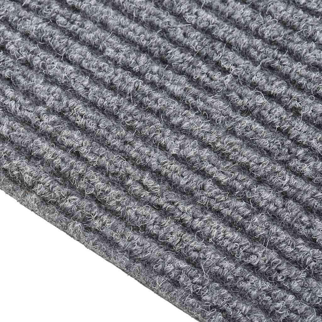 snavsbestandig tæppeløber 100x400 cm grå