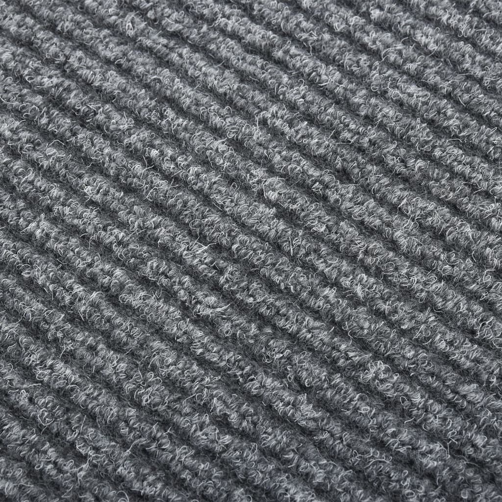 snavsbestandig tæppeløber 100x500 cm grå