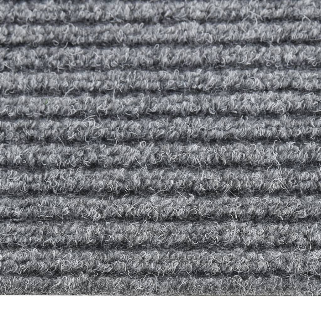 snavsbestandig tæppeløber 100x500 cm grå