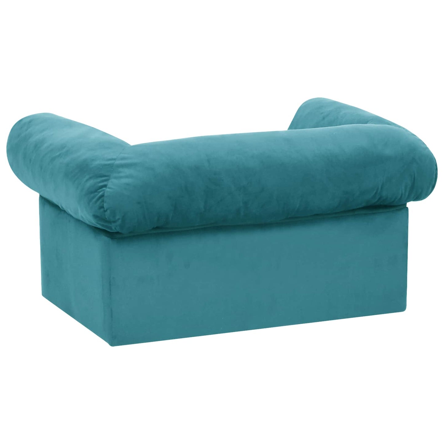 Hundesofa med opbevaring Turkis 75 x 50 x 38cm Plys