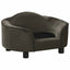 hundesofa 67x47x36 cm plys mørkegrå