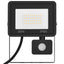 LED-projektør med sensor 30 W varm hvid
