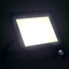 LED-projektør med sensor 100 W kold hvid