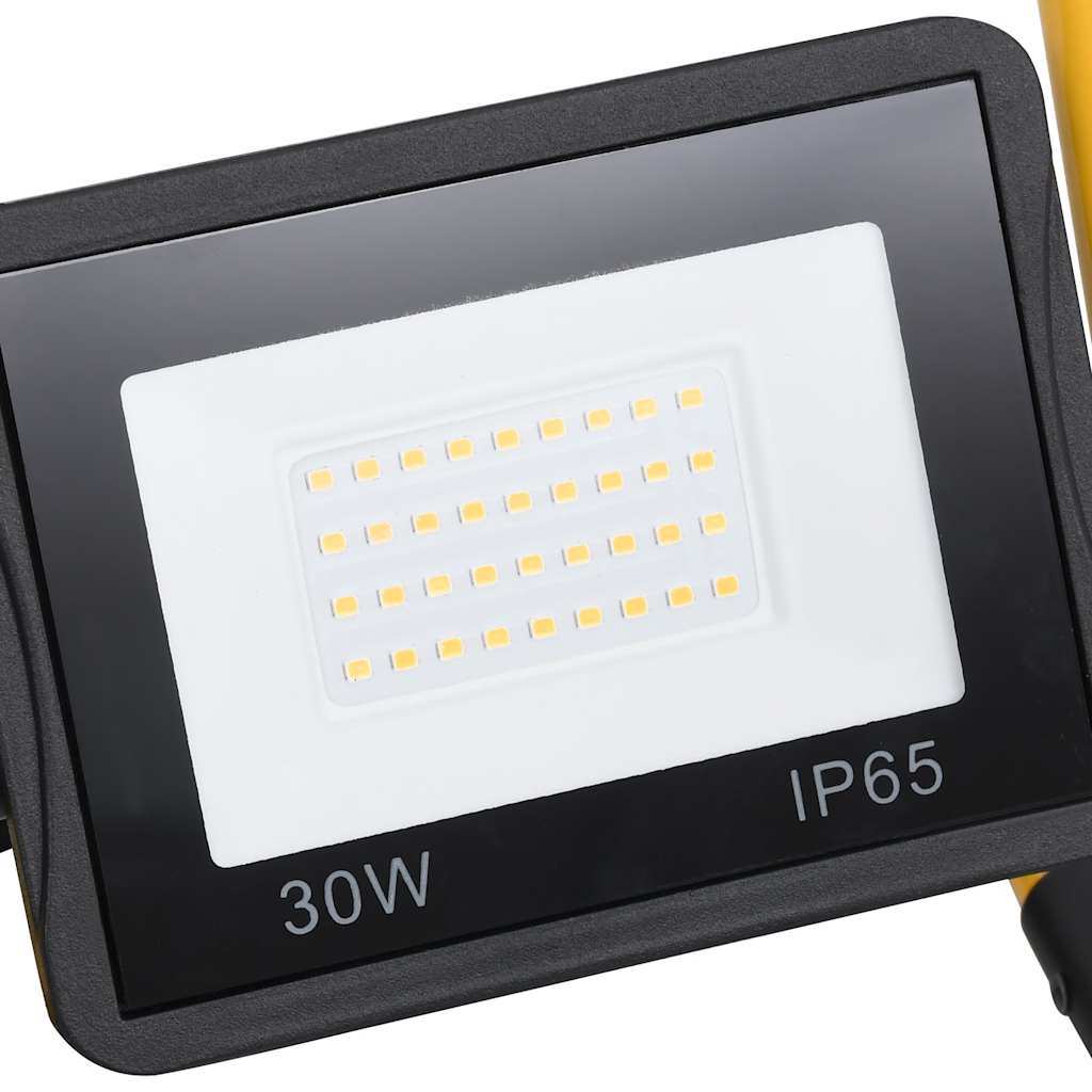 LED-projektør med håndtag 30 W varmt hvidt lys