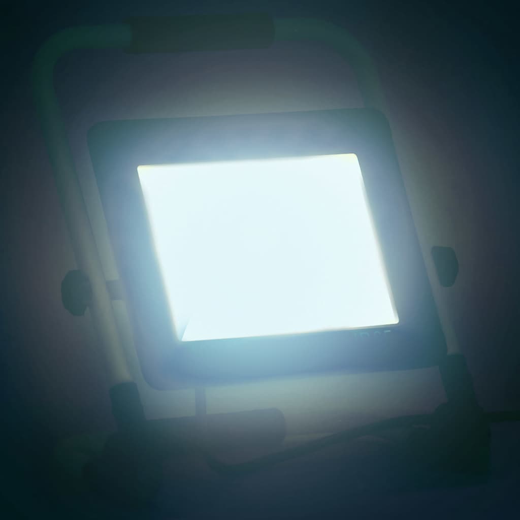 LED-projektør med håndtag 100 W kold hvid