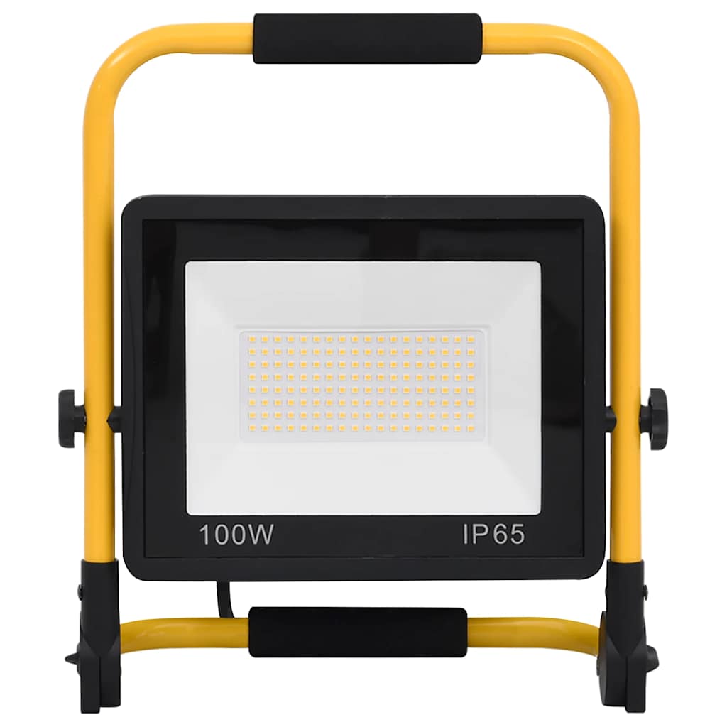 LED-projektør med håndtag 100 W kold hvid