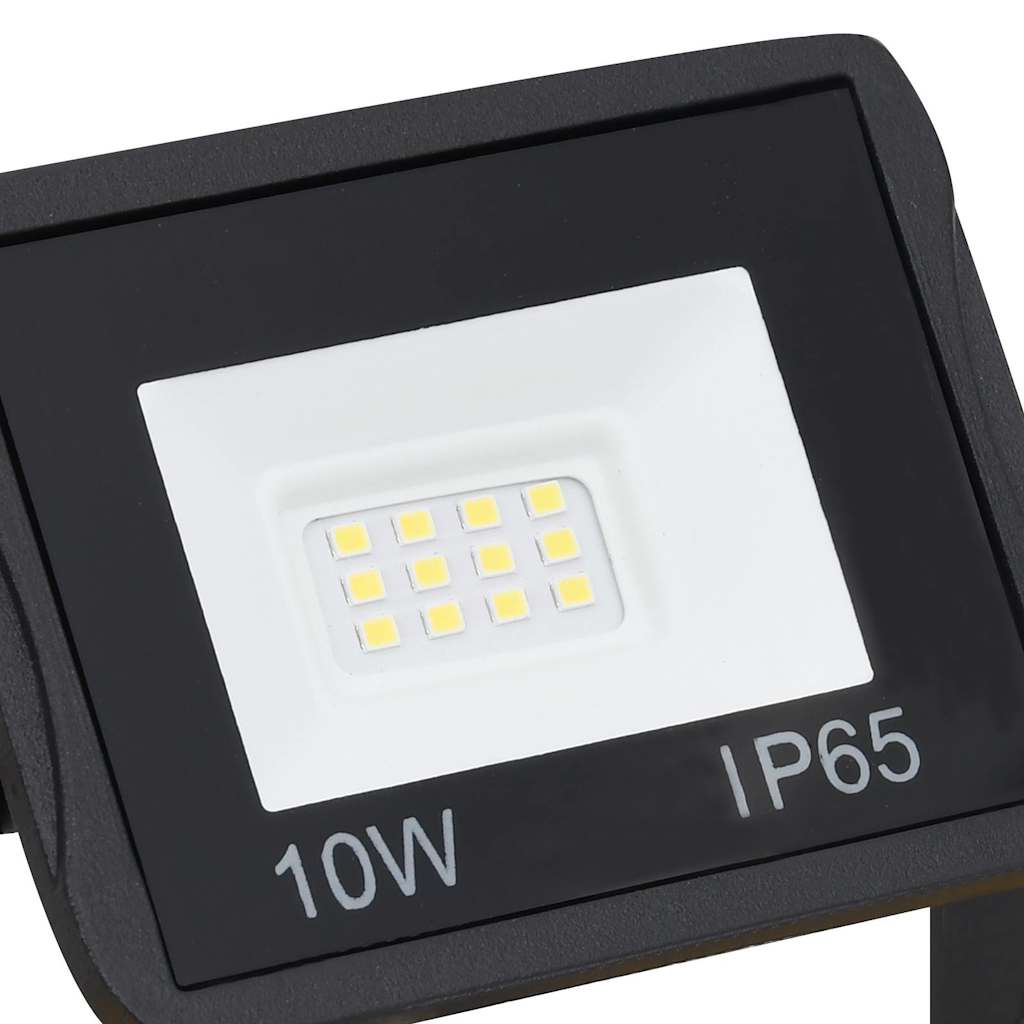 LED-projektør med håndtag 2x10 W varmt hvidt lys