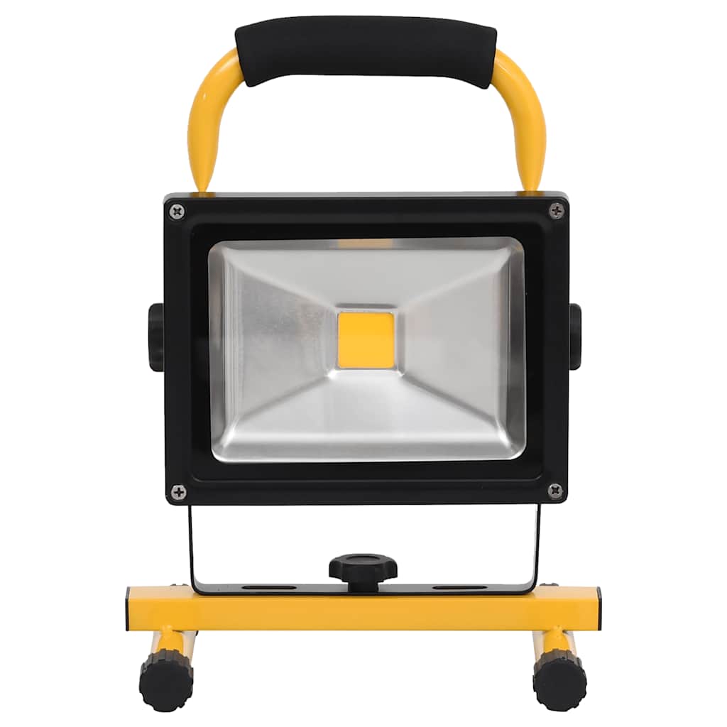 genopladelig LED-projektør med håndtag 30 W kold hvid