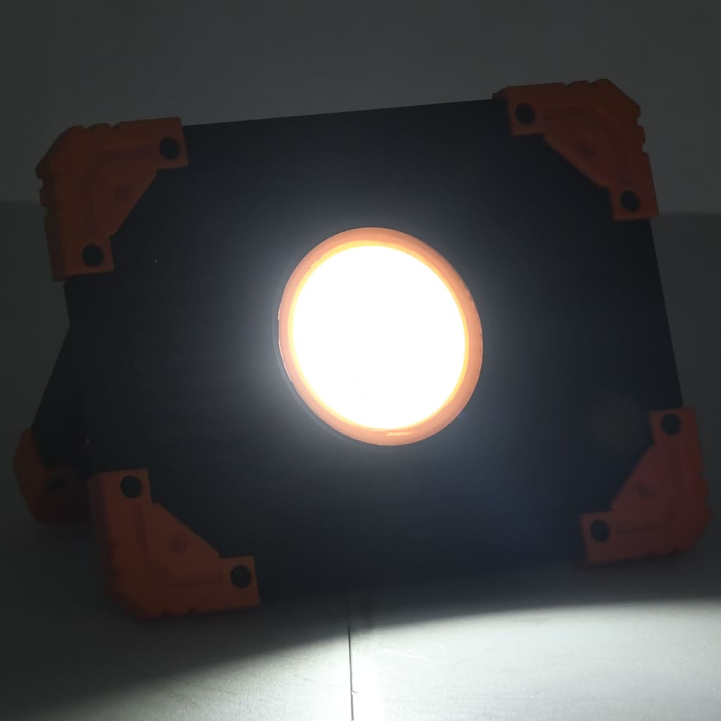 transportabel LED-projektør 10 W ABS kold hvid