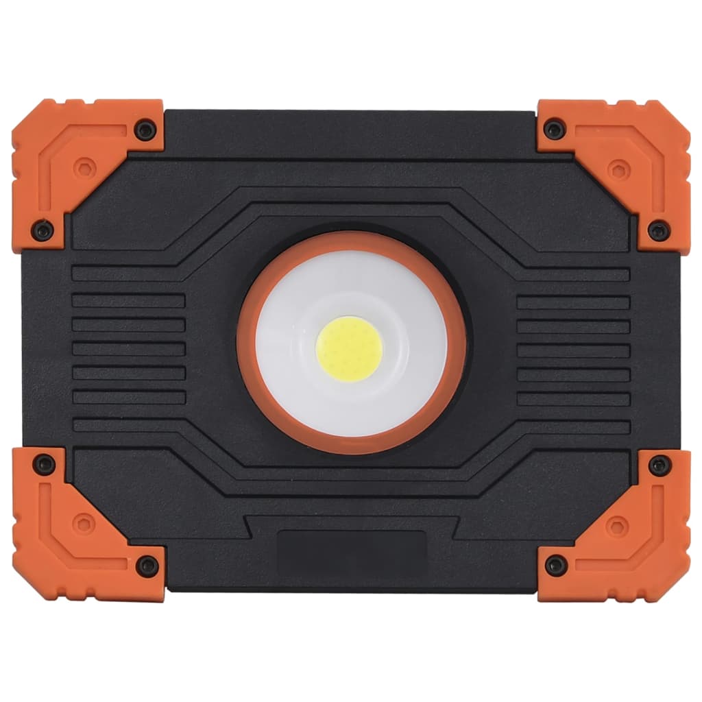transportabel LED-projektør 10 W ABS kold hvid