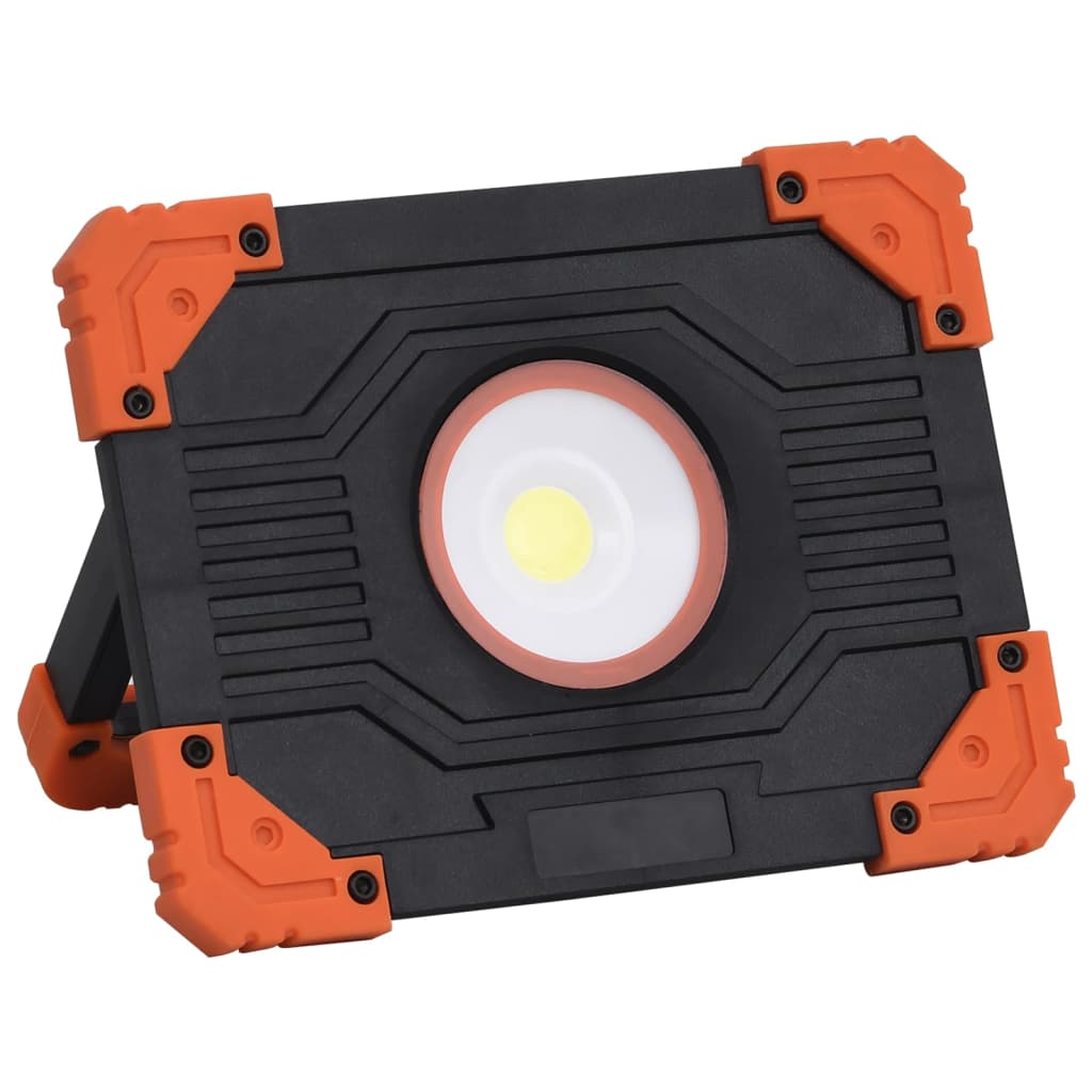 transportabel LED-projektør 10 W ABS kold hvid