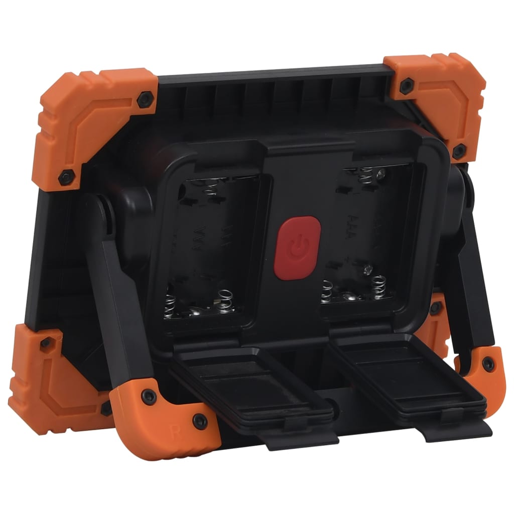 transportabel LED-projektør 10 W ABS kold hvid