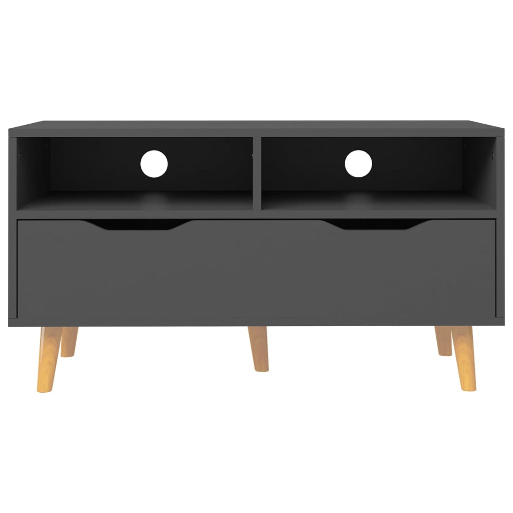 tv-bord 90x40x48,5 cm konstrueret træ grå